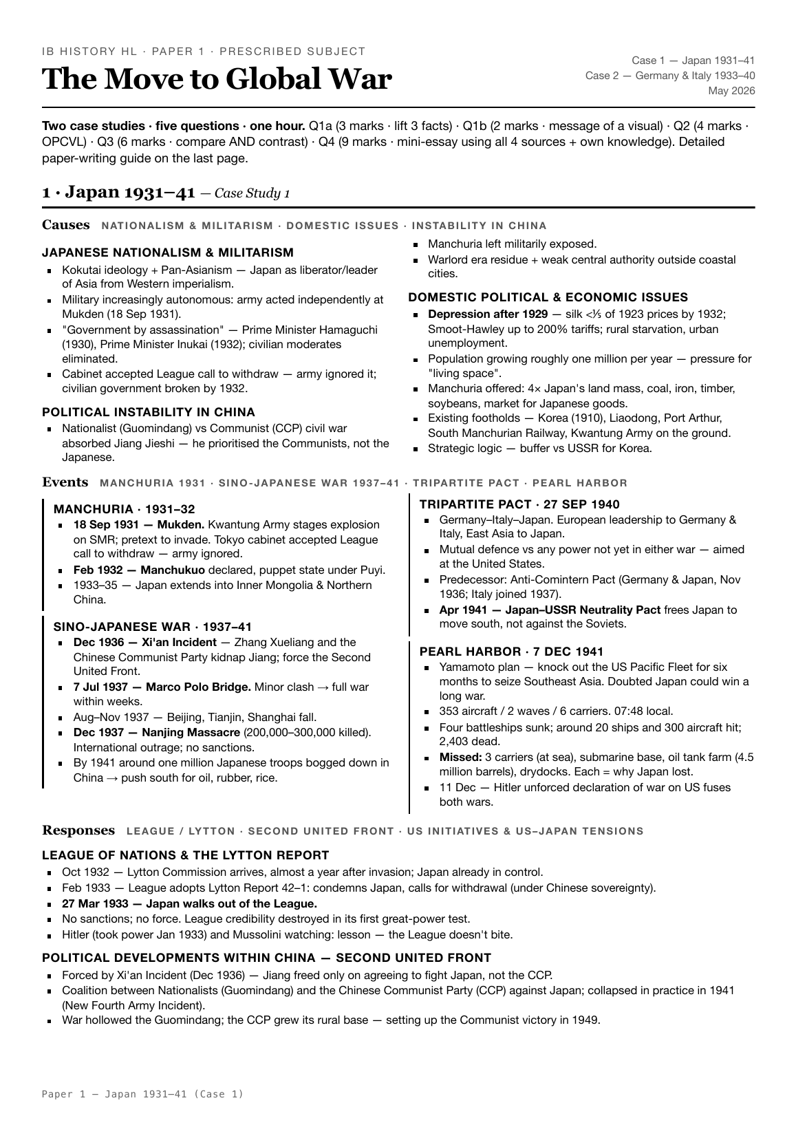 Paper 1 cheat sheet preview