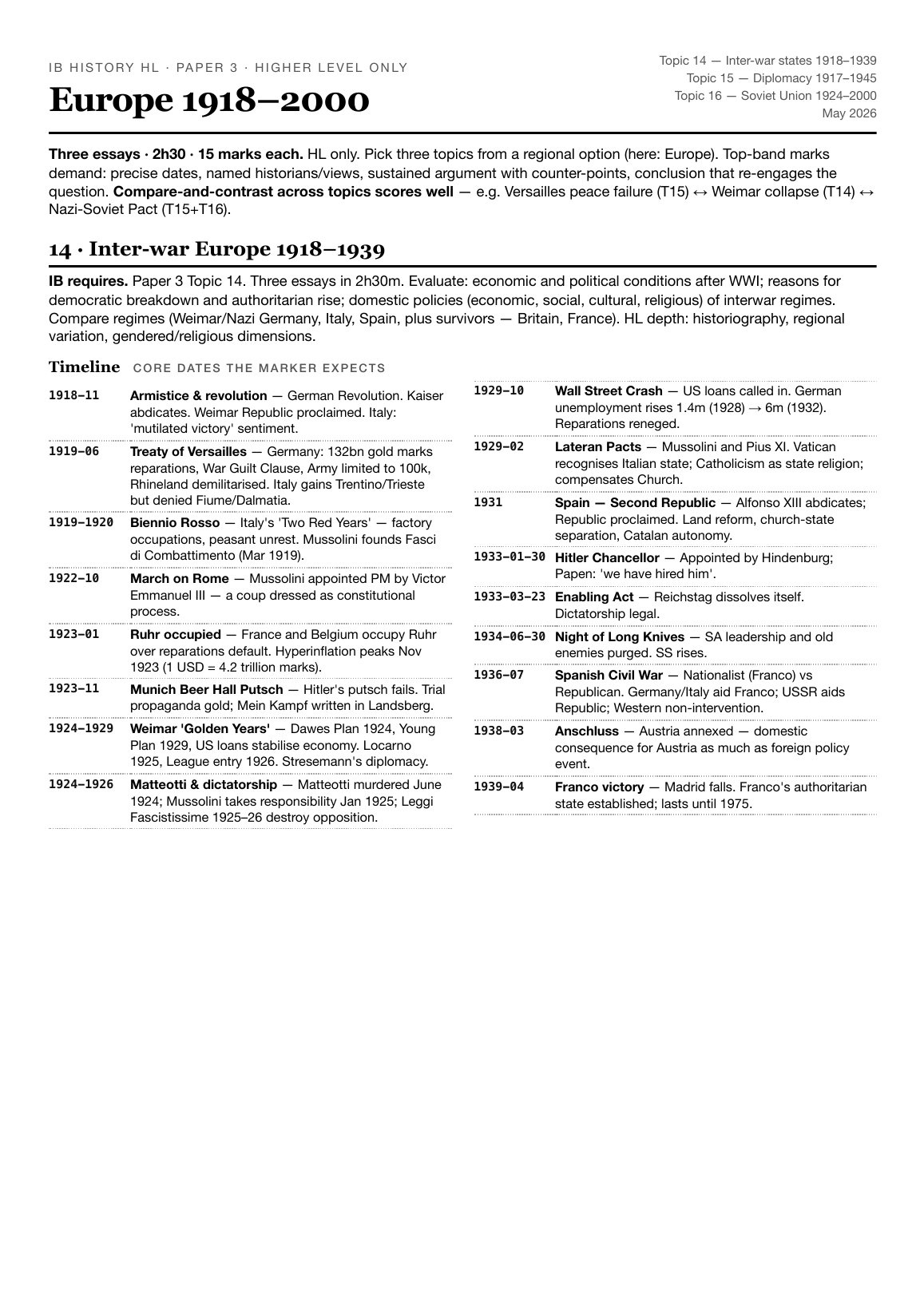 Paper 3 cheat sheet preview